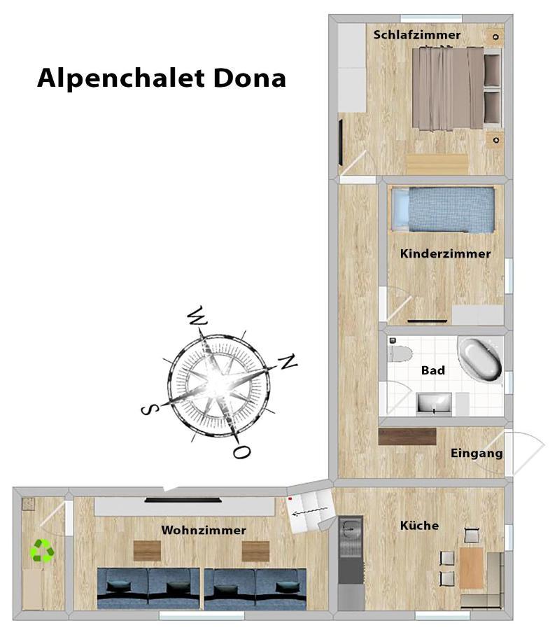 Alpenchalet Dona Partenen Exterior foto